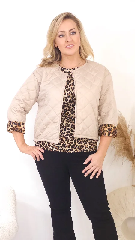 Women's knee - length wool blend coats with a fur collar for added warmthKendal Beige Short Jacket Women's knee - length wool blend coats with a fur collar for added warmthKendal Beige Short Jacket