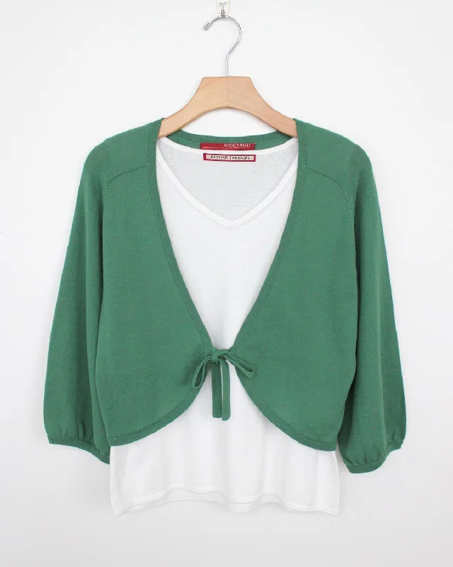 Pima Bamboo Puff Sleeve Bolero