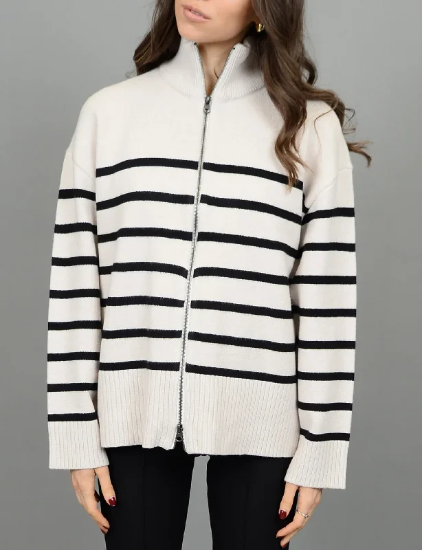 sequin embellished women cardigan for special occasionsDalilah LS Mock Neck Cardigan, Oatmeal/Black sequin embellished women cardigan for special occasionsDalilah LS Mock Neck Cardigan, Oatmeal/Black