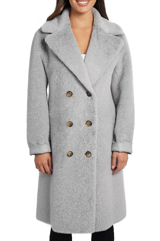 Petite women's wool blend coats with a tailored fit for a flattering silhouettePaul Reversible Long Coat Petite women's wool blend coats with a tailored fit for a flattering silhouettePaul Reversible Long Coat