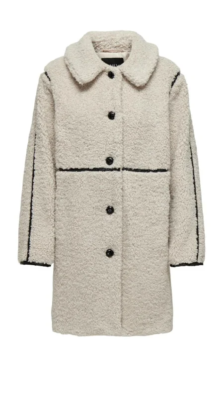 Checkered women's wool coats in a classic pattern for a timeless styleRubi Coat