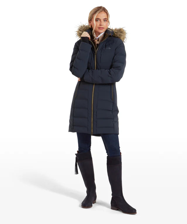 Schoffel Womens Hurlingham waterproof coat - Carbon