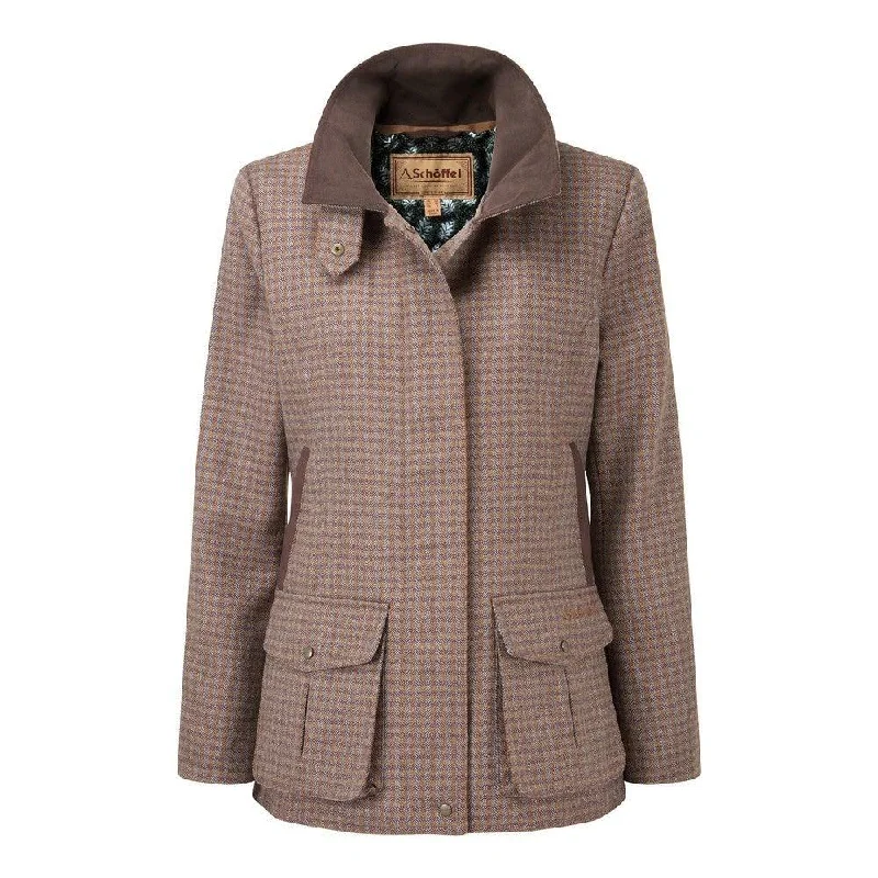 Petite women's wool blend coats with a tailored fit for a flattering silhouetteSchoffel Womens Lilymere Jacket Skye Tweed Petite women's wool blend coats with a tailored fit for a flattering silhouetteSchoffel Womens Lilymere Jacket Skye Tweed
