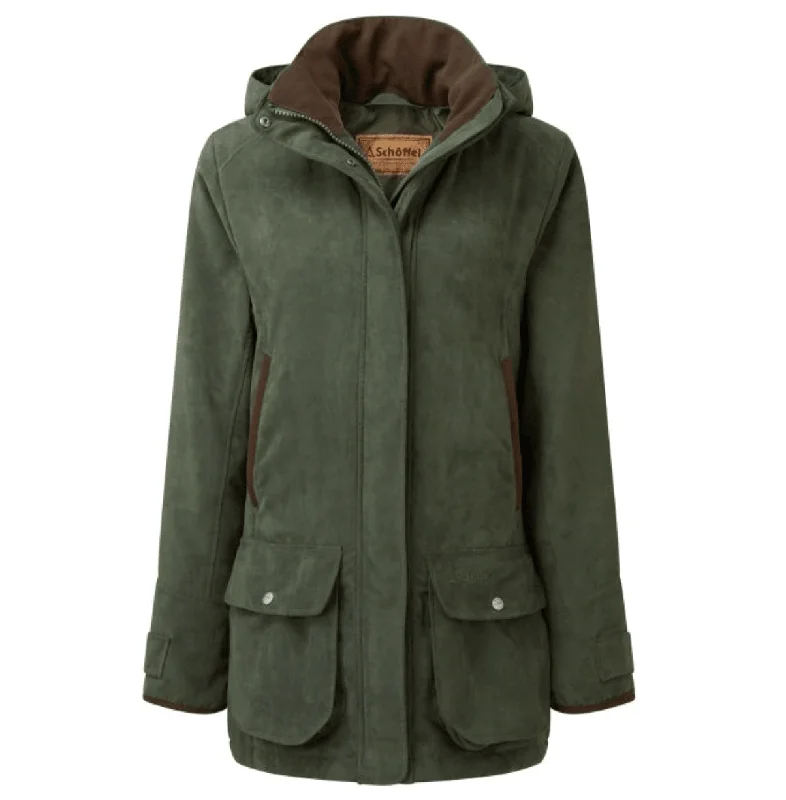 Checkered women's wool coats in a classic pattern for a timeless styleSchoffel Womens Teal shooting coat - Cedar Checkered women's wool coats in a classic pattern for a timeless styleSchoffel Womens Teal shooting coat - Cedar