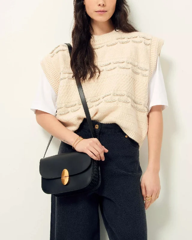 plus size women cardigan for comfortable layeringVest Olt Fleur-De-Sel