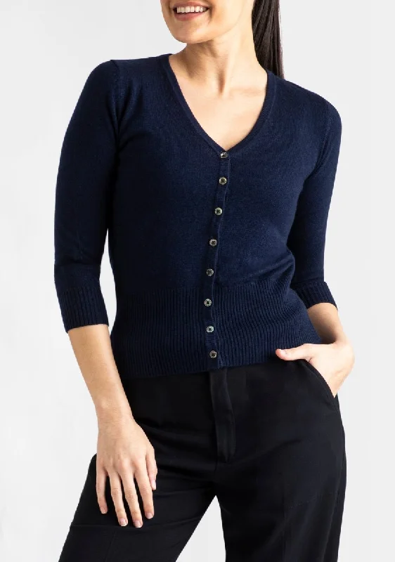sequin embellished women cardigan for special occasionsSilk + Cashmere Audrey Cardigan in Navy sequin embellished women cardigan for special occasionsSilk + Cashmere Audrey Cardigan in Navy