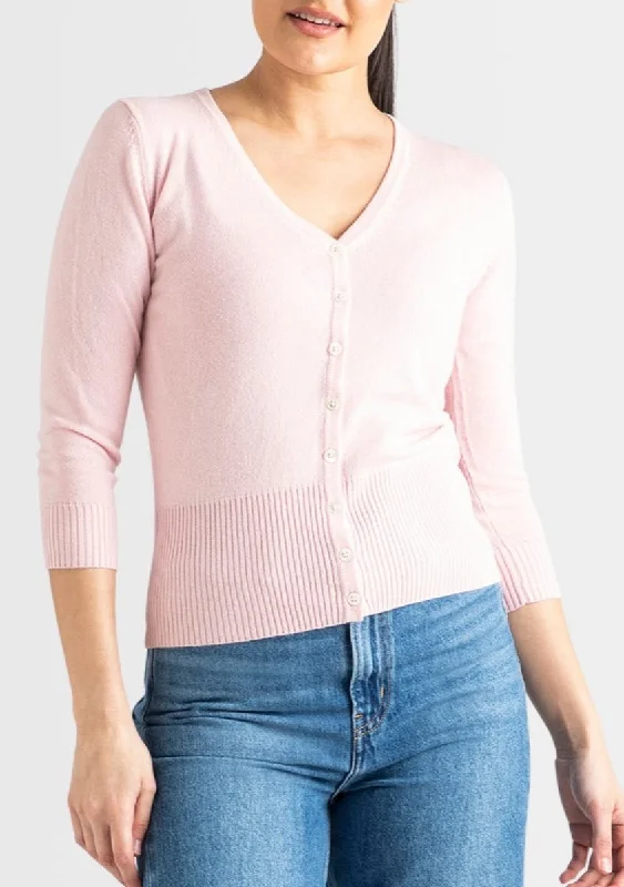 cable knit women cardigan with intricate patternsSilk + Cashmere Audrey Cardigan in Pale Pink cable knit women cardigan with intricate patternsSilk + Cashmere Audrey Cardigan in Pale Pink