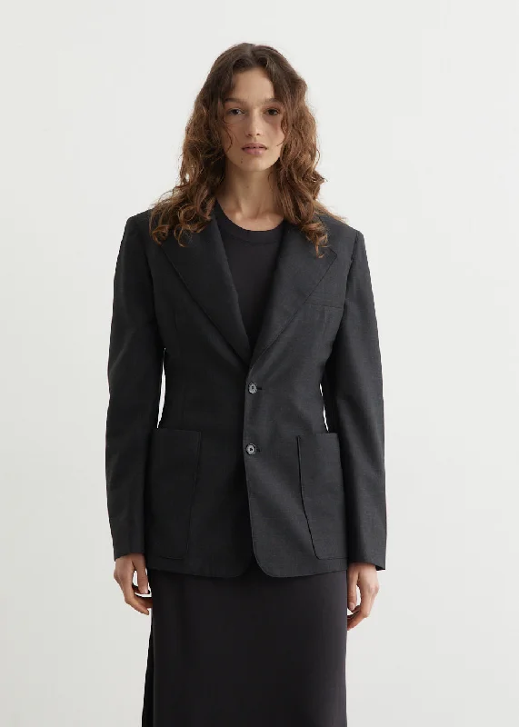 Women's waterproof parka coats with multiple pockets for practicalitySingle Breasted Fitted Tailored Jacket Women's waterproof parka coats with multiple pockets for practicalitySingle Breasted Fitted Tailored Jacket