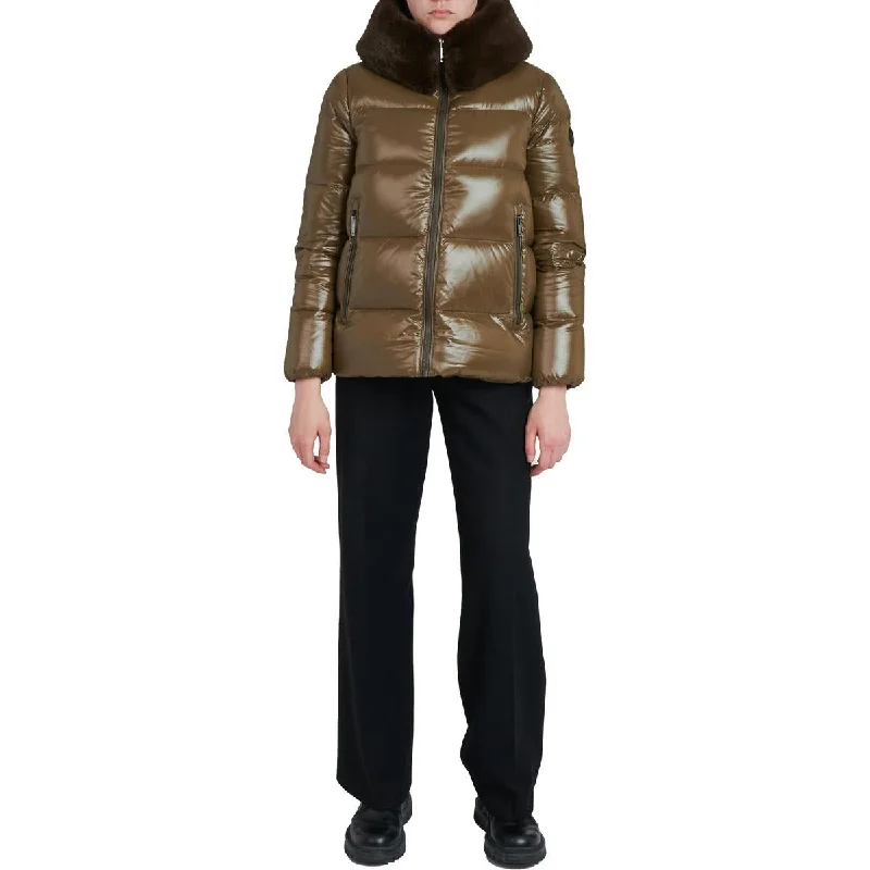 Women's long - sleeve wool coats in a houndstooth pattern for a classic charmThe Recycled Planet Womens Insulated Hooded Puffer Jacket Women's long - sleeve wool coats in a houndstooth pattern for a classic charmThe Recycled Planet Womens Insulated Hooded Puffer Jacket