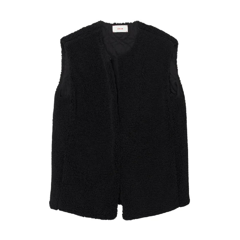 Women's reversible down coats with two - tone designs for versatile stylingThea Sherpa Vest Women's reversible down coats with two - tone designs for versatile stylingThea Sherpa Vest