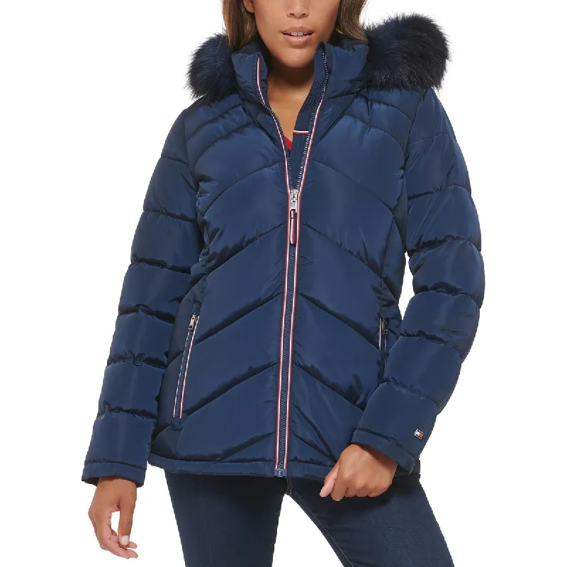 Women's longline double - breasted camel coats for a sophisticated lookTommy Hilfiger Womens Insulated Detachable Hood Puffer Jacket Women's longline double - breasted camel coats for a sophisticated lookTommy Hilfiger Womens Insulated Detachable Hood Puffer Jacket