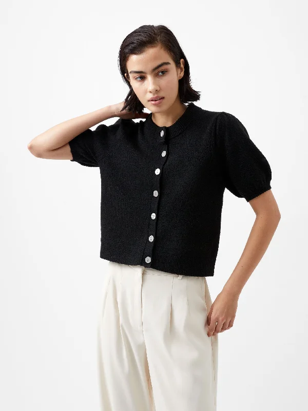 lightweight women cardigan for spring and fallVhari Recycled Puff Sleeve Cardigan