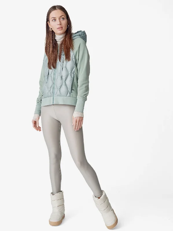 Checkered women's wool coats in a classic pattern for a timeless styleW DOWN ZIP HOODIE - Slate Gray Checkered women's wool coats in a classic pattern for a timeless styleW DOWN ZIP HOODIE - Slate Gray