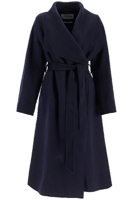 Women's pea coats with brass buttons for a nautical - inspired stylewool coat by carrie rose IO1123F1048 NAVY BLUE Women's pea coats with brass buttons for a nautical - inspired stylewool coat by carrie rose IO1123F1048 NAVY BLUE