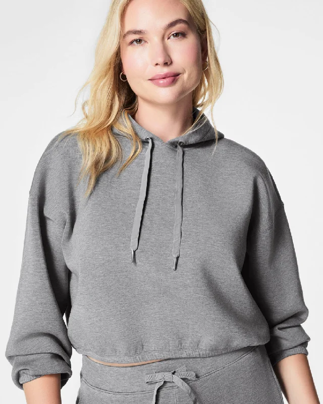 Plus Size Women's Sequined Sweaters for Special OccasionsAIRESSENTIALS CINCHED HOODIE Plus Size Women's Sequined Sweaters for Special OccasionsAIRESSENTIALS CINCHED HOODIE