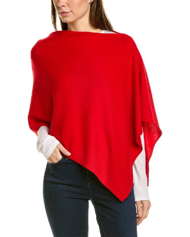 Plus Size Women's Turtleneck Sweater Dresses with Side SlitsAmicale Cashmere Topper
