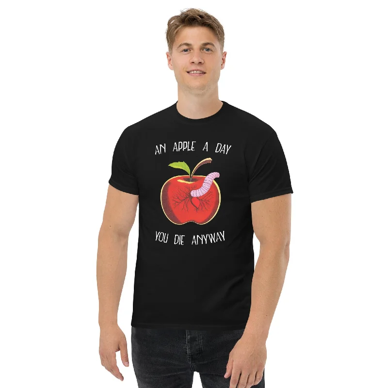 Sheer Women T Shirt for a Stylish and Alluring LookAn Apple a day, you die anyway - Plus-Sized T-Shirt
