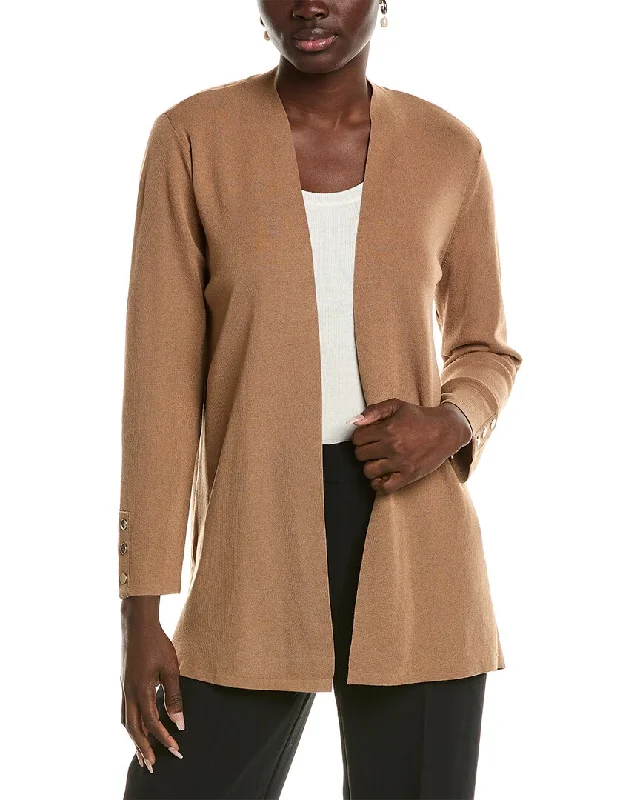 Plus Size Women's Tunic - Style Sweater Dresses with PocketsAnne Klein Carmel Cardigan Plus Size Women's Tunic - Style Sweater Dresses with PocketsAnne Klein Carmel Cardigan