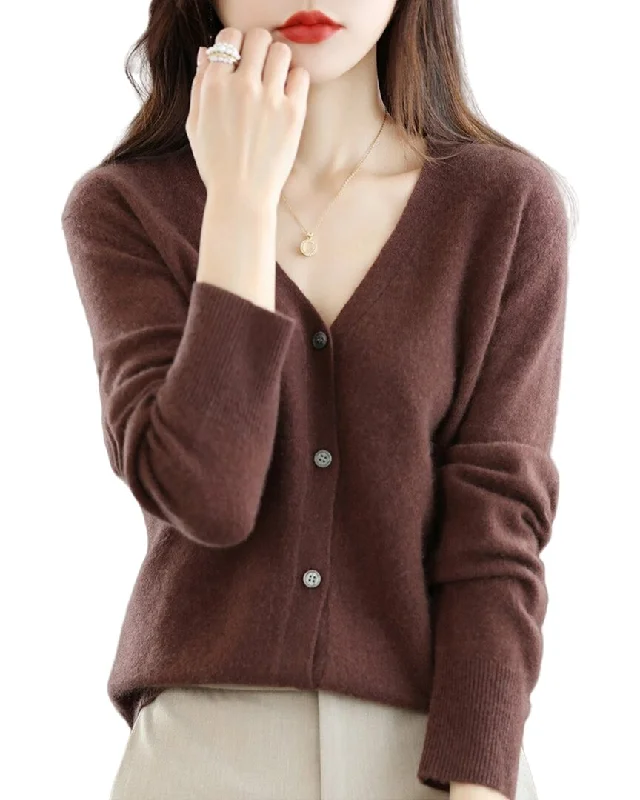 Plus Size Women's Fit - and - Flare Sweater Dresses with Ruffled HemASNE Wool Cardigan Plus Size Women's Fit - and - Flare Sweater Dresses with Ruffled HemASNE Wool Cardigan