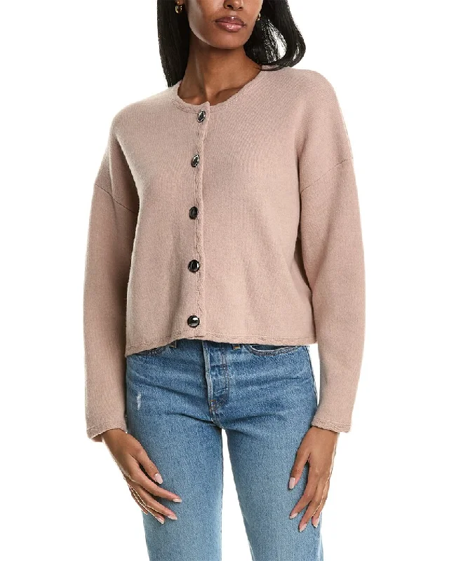 Plus Size Women's Asymmetric Hem Sweater Dresses in Modern Designsba&sh Wool-Blend Cardigan Plus Size Women's Asymmetric Hem Sweater Dresses in Modern Designsba&sh Wool-Blend Cardigan