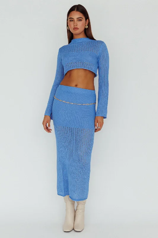 Empire Waist Women's Alpaca Wool Sweater Dresses in Earthy TonesBayside Crochet Midi Skirt Ocean Empire Waist Women's Alpaca Wool Sweater Dresses in Earthy TonesBayside Crochet Midi Skirt Ocean
