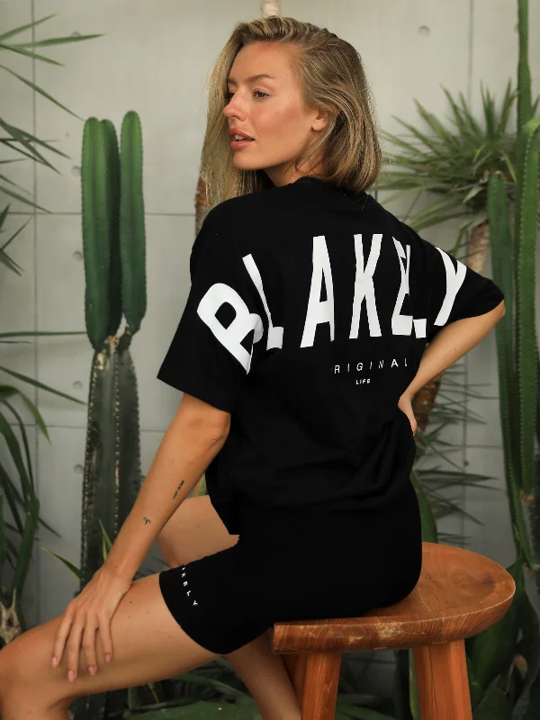 Isabel Oversized T-Shirt - Black