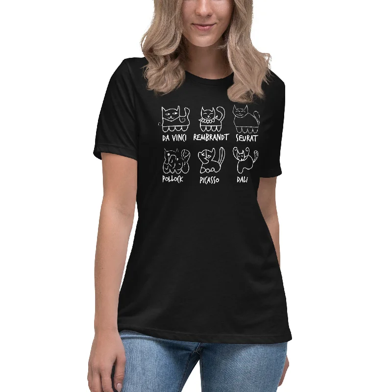 Moisture - Wicking Women T Shirt for Active LifestylesCat by Artist - Women's T-Shirt