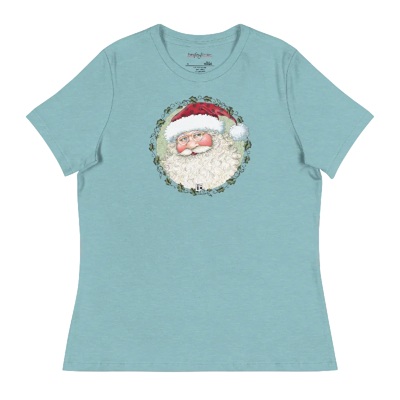 Muscle Women T Shirt for a Sporty and Casual LookClassic Santa Women's T-Shirt
