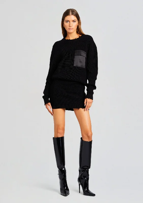 Plus Size Women's Fit - and - Flare Sweater Dresses with Ruffled HemDaniella Sweater Dress Plus Size Women's Fit - and - Flare Sweater Dresses with Ruffled HemDaniella Sweater Dress