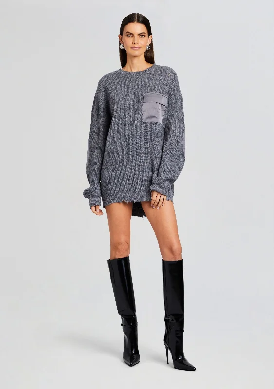 Belted Women's Cotton Blend Sweater Dresses for a Casual LookDevin Wool Sweater