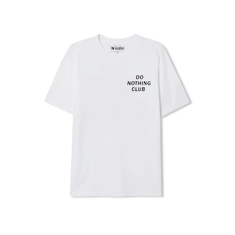 Do Nothing Club T-Shirt - White