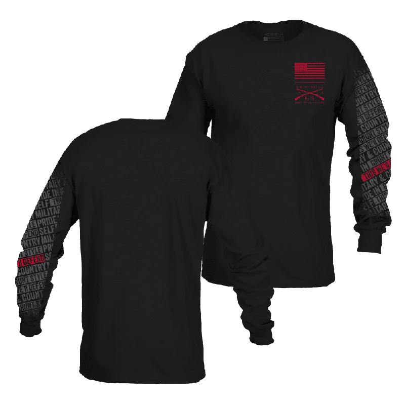 Ethos Repeat Long Sleeve - Black