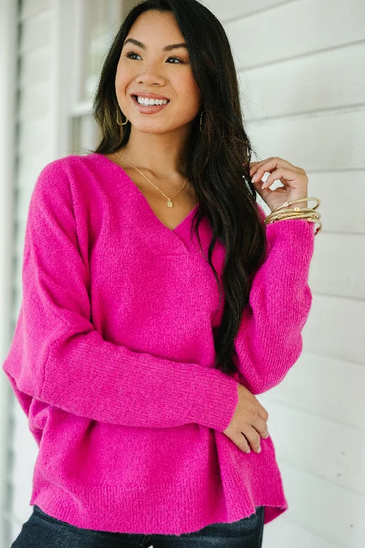 Hooded Women's Fleece - Lined Sweaters for WinterExactly What You Want Orchid Pink Sweater Hooded Women's Fleece - Lined Sweaters for WinterExactly What You Want Orchid Pink Sweater