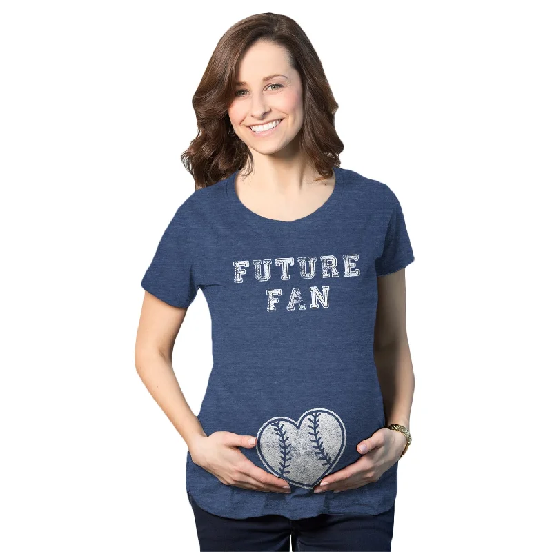 Future Baseball Fan Maternity T Shirt