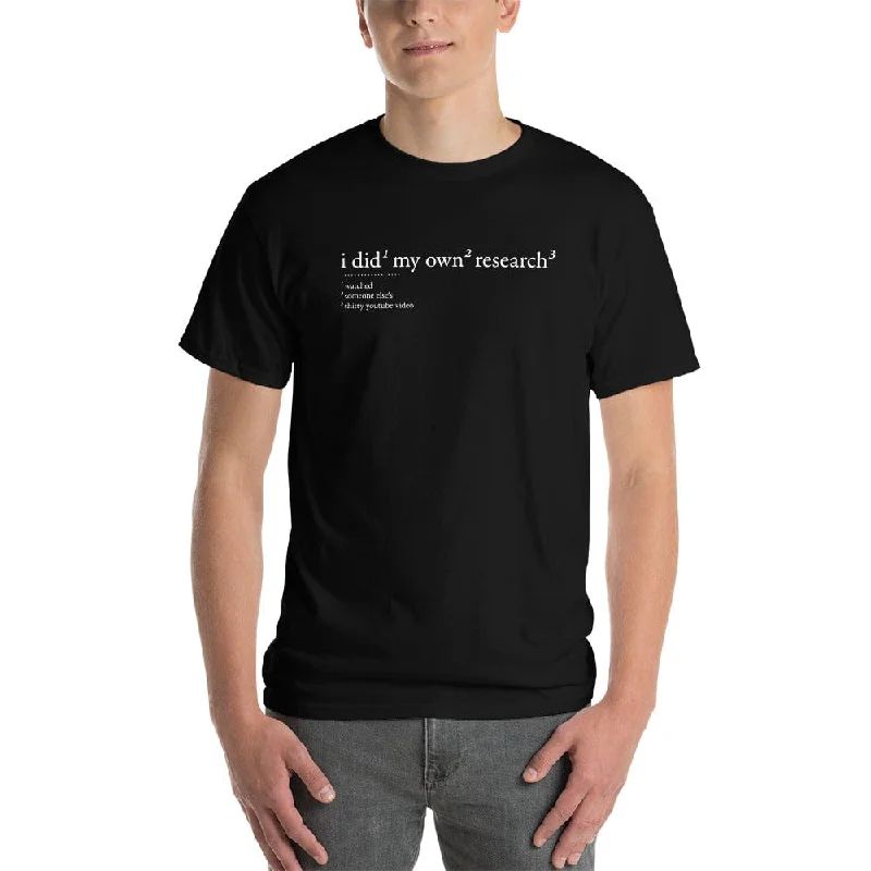 Puff Sleeve Women T Shirt for a Fashion - Forward LookI did my own research - Plus-Sized T-Shirt Puff Sleeve Women T Shirt for a Fashion - Forward LookI did my own research - Plus-Sized T-Shirt
