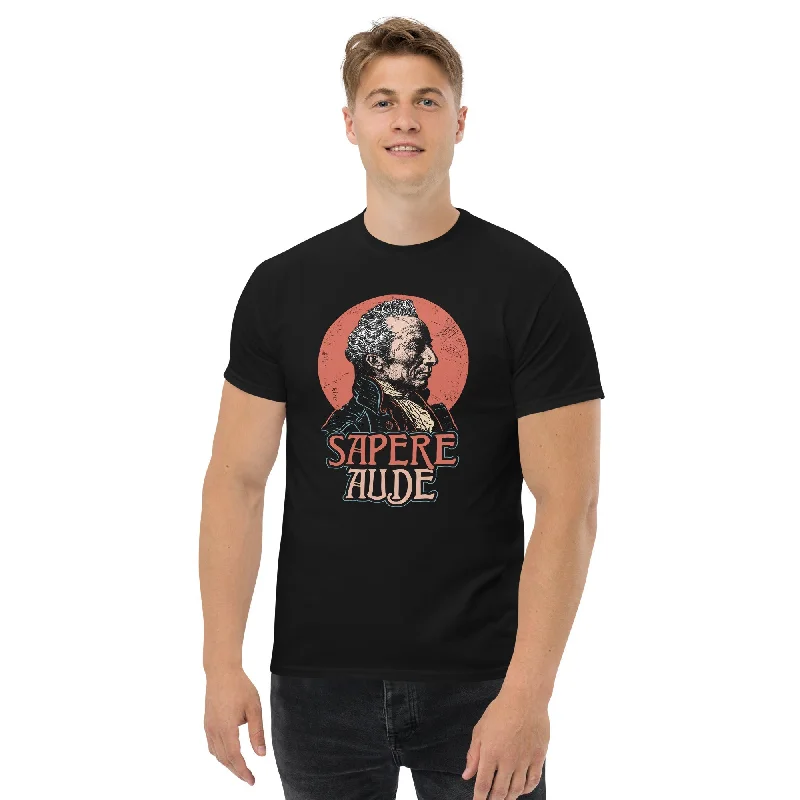 Ringer T Shirt Women with Retro - Inspired StripesImmanuel Kant - Sapere Aude - Plus-Sized T-Shirt Ringer T Shirt Women with Retro - Inspired StripesImmanuel Kant - Sapere Aude - Plus-Sized T-Shirt