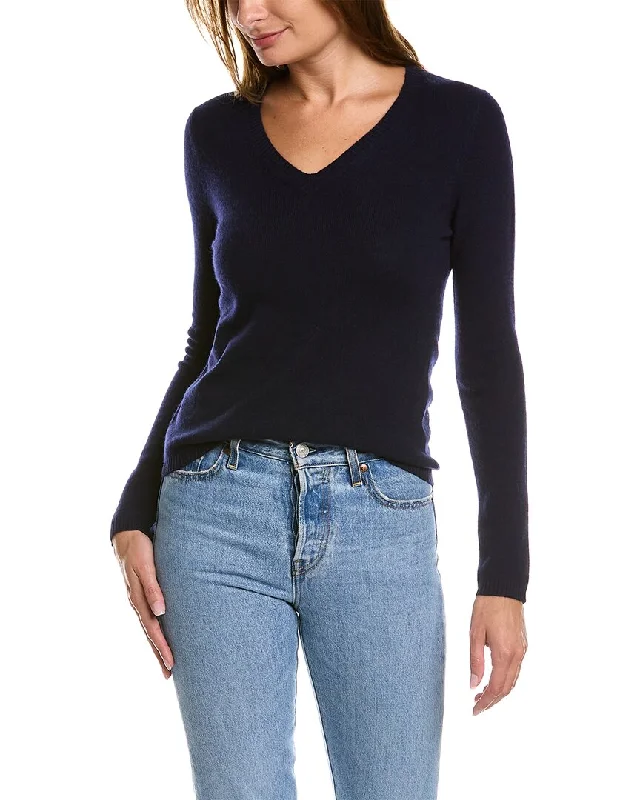 InCashmere V-Neck Cashmere Sweater