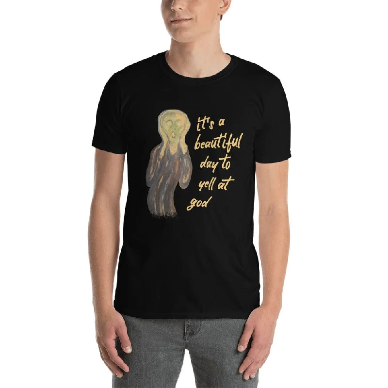 Plus Size Women T Shirt for a Comfortable and Flattering FitIt's a beautiful day to yell at god - Premium T-Shirt Plus Size Women T Shirt for a Comfortable and Flattering FitIt's a beautiful day to yell at god - Premium T-Shirt