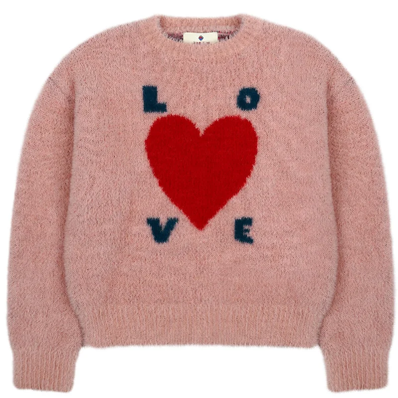 Love Sweater in Pink by Jelly Mallow