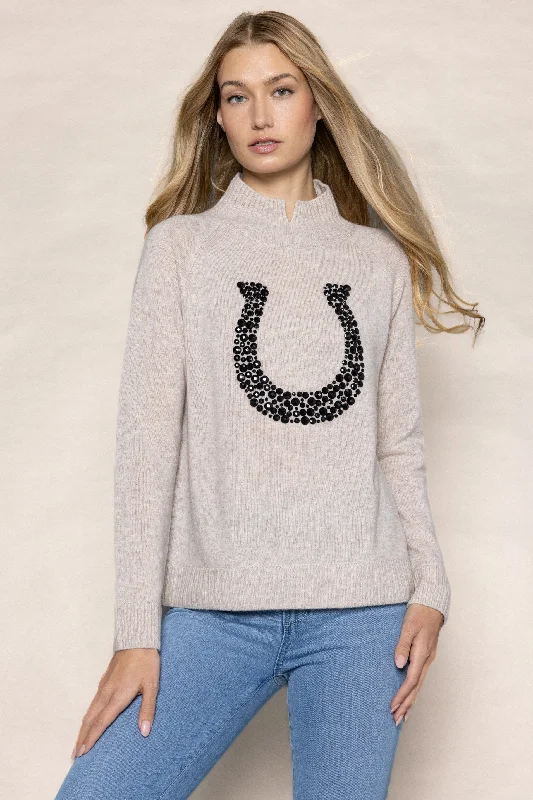 Plus Size Women's Oversized Chunky Knit SweatersLUCKY U