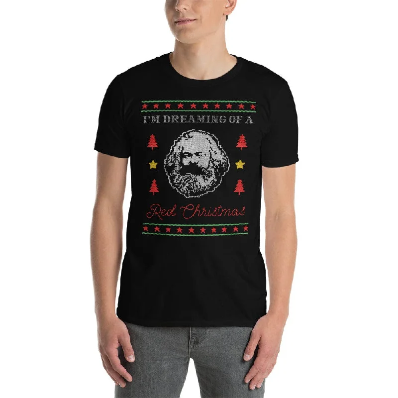 Graphic Print Women T Shirt for a Trendy StatementMarx: I’m dreaming of a red Christmas - Premium T-Shirt Graphic Print Women T Shirt for a Trendy StatementMarx: I’m dreaming of a red Christmas - Premium T-Shirt
