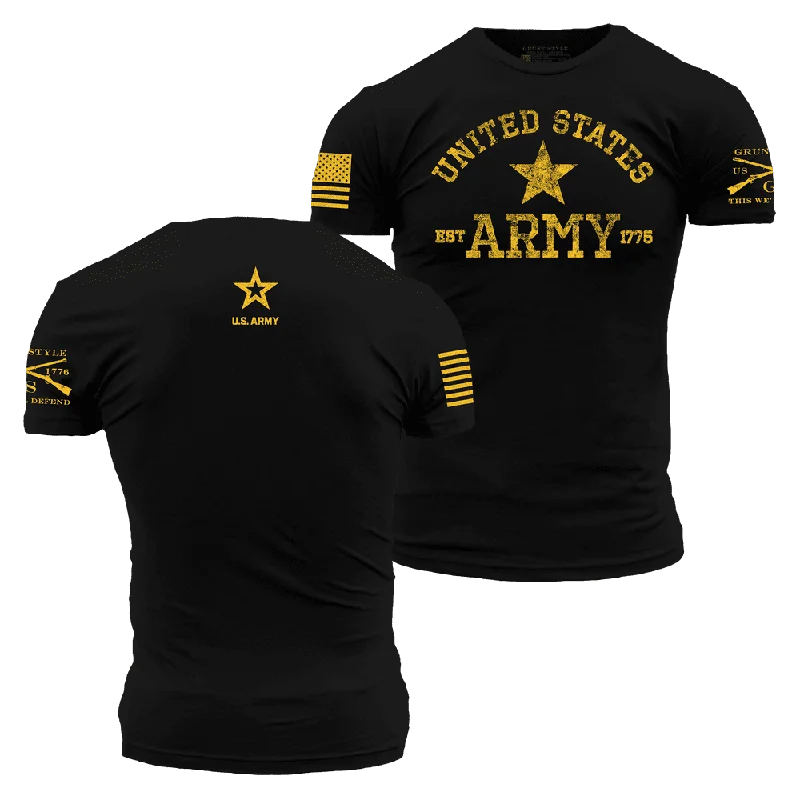 Muscle Women T Shirt for a Sporty and Casual LookArmy Est. 1775 T-Shirt - Black