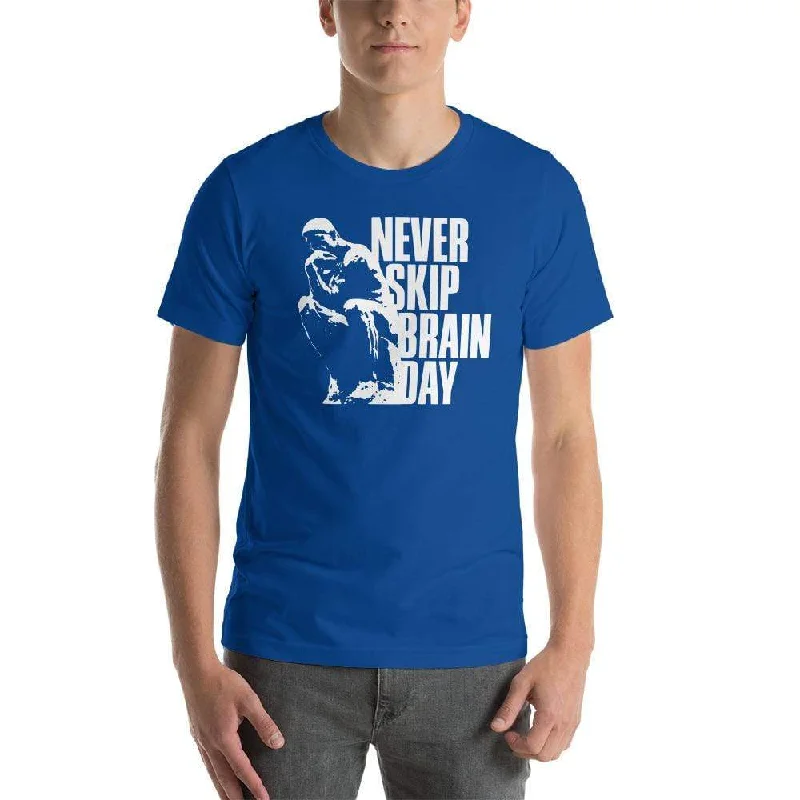 Ringer T Shirt Women with Retro - Inspired StripesNever skip brain day - Basic T-Shirt Ringer T Shirt Women with Retro - Inspired StripesNever skip brain day - Basic T-Shirt