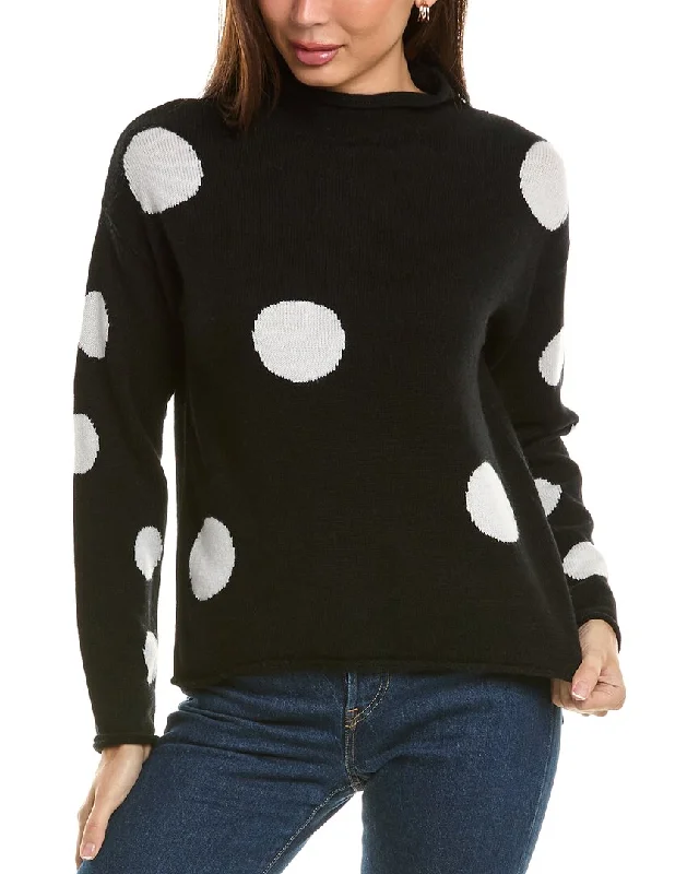 Plus Size Women's Asymmetric Hem Sweater Dresses in Modern Designsphilosophy Funnel Neck Cashmere Sweater Plus Size Women's Asymmetric Hem Sweater Dresses in Modern Designsphilosophy Funnel Neck Cashmere Sweater