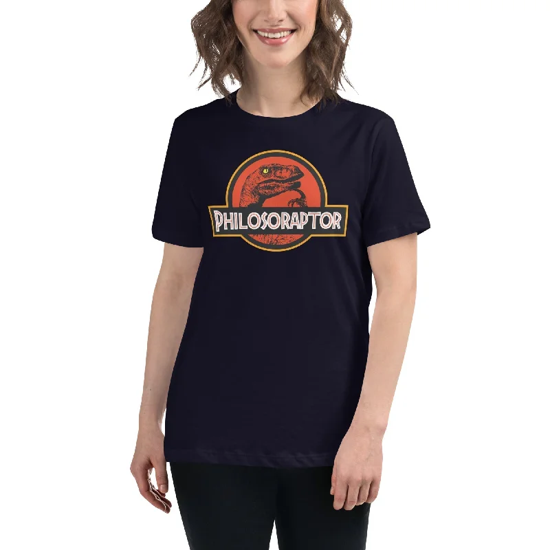 Organic Cotton Women T Shirt for Eco - Conscious WearersPhilosoraptor Crossover - Women's T-Shirt Organic Cotton Women T Shirt for Eco - Conscious WearersPhilosoraptor Crossover - Women's T-Shirt