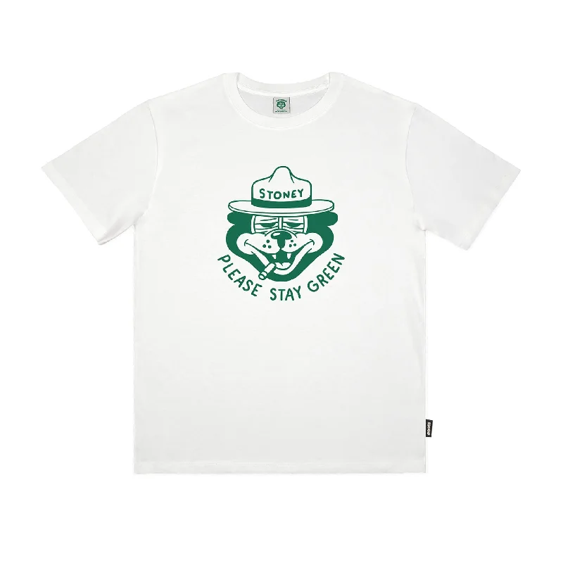 Sleeveless Women T Shirt for Summer ComfortPlease Stay Green