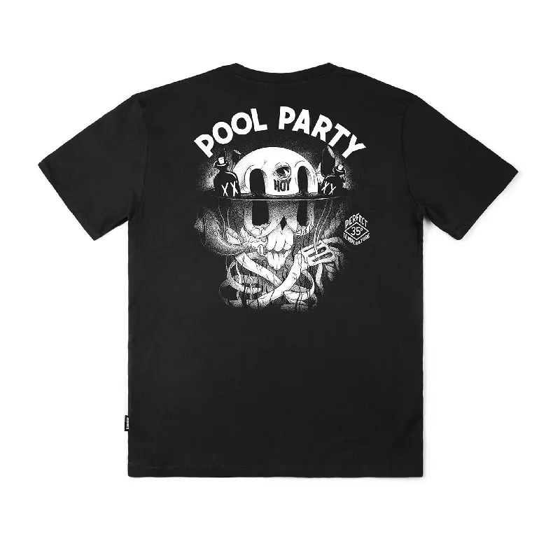V - Neck Women T Shirt to Enhance the NecklinePool Party
