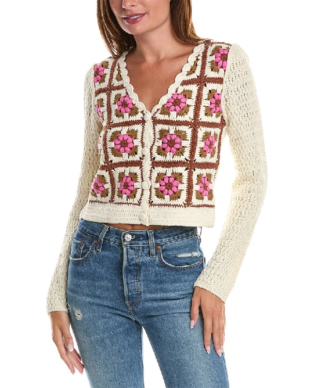 Longline Women's Mohair Sweater Dresses in a Loose FitSaltwater Luxe Crochet Cardigan Longline Women's Mohair Sweater Dresses in a Loose FitSaltwater Luxe Crochet Cardigan