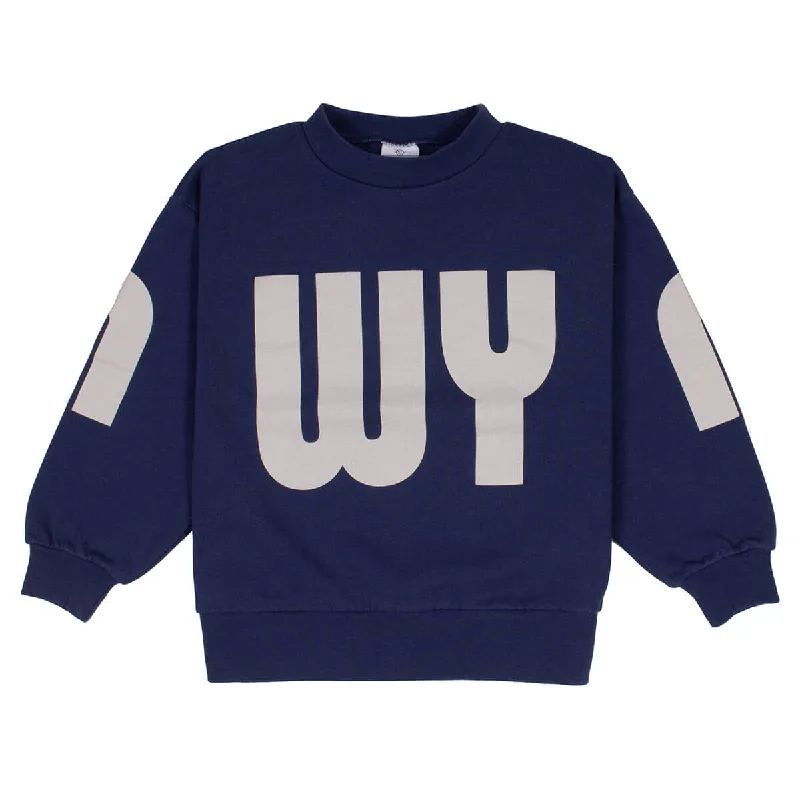 Scale Sweat in Rich Navy by Wynken