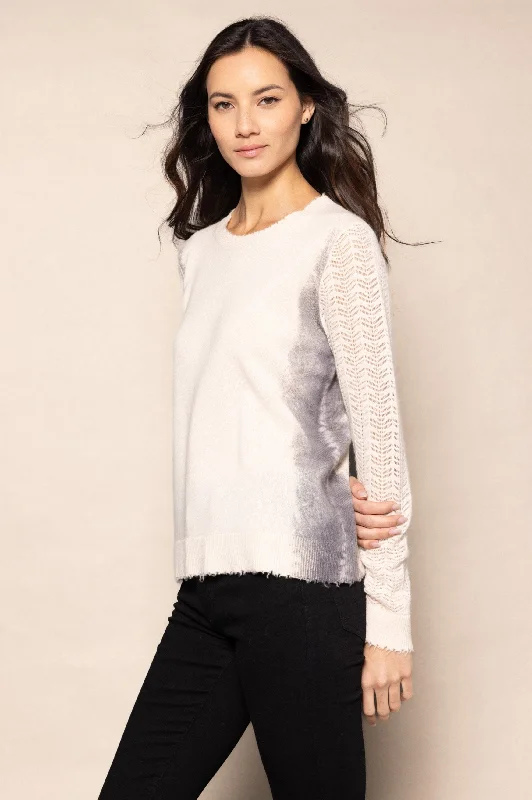 Sleeveless Women's Silk - Trimmed Sweaters for SummerSIDE BY SIDE
